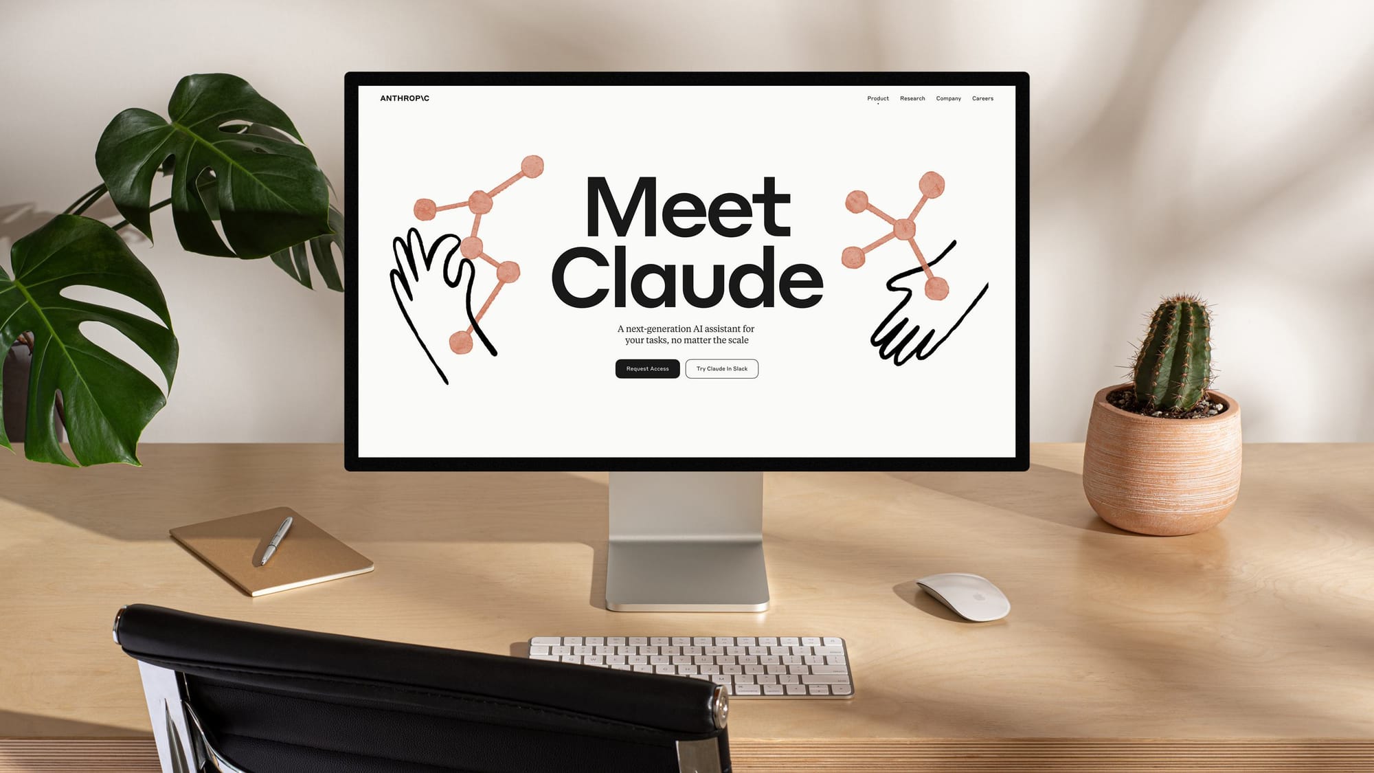 Geist 設計公司為 Anthropic 打造的 Claude 頁面設計